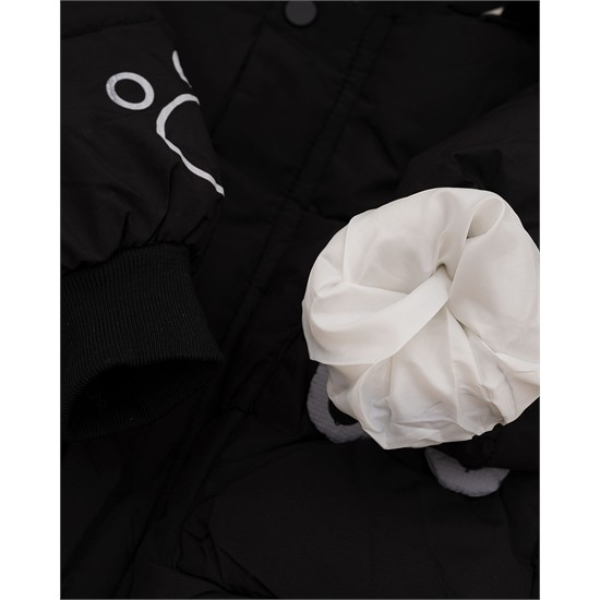 کاپشن مشکي هاپو عينکي