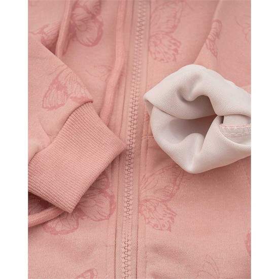 ست سويشرت و شلوار شايني طرح پروانه