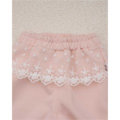 ست سه تکه کد 7444 سویشرت، شلوار و بلوز طرح پاپیون توری