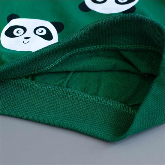 شلوار سبز طرح پاندا