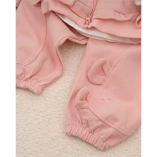 ست سه تکه سويشرت، شلوار و بلوز طرح خرگوش