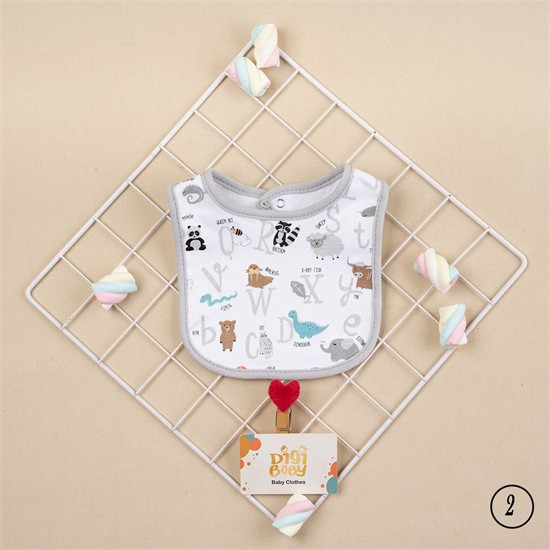 پیشبند روزمره نخی ارگانیک طرح جنگل کد 4003