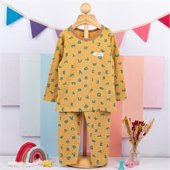 بلوز شلوار نخی کد 3671