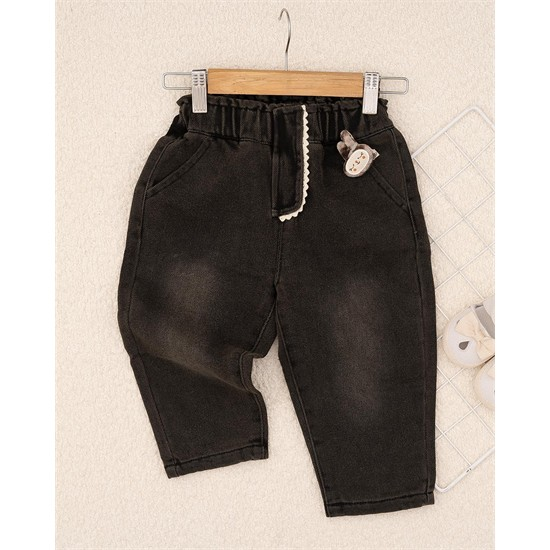 شلوار مام استايل جين لاينردار دودي خرگوش