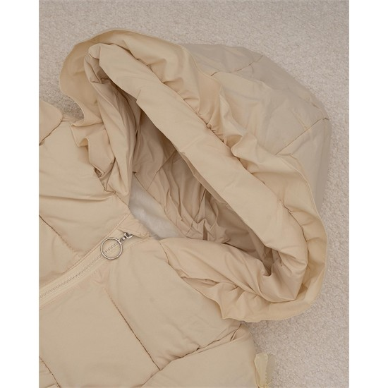 ست کاپشن و شال گردن بافت طرح خرگوش