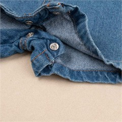 شلوارک پیشبندی جین کد 2391