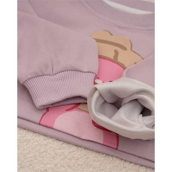 ست دورس کراپ و تاپ طرح بچه و آبنبات کد 7467