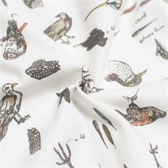 سرهمی جورابدار نخی طرح پرندگان کد 1674 