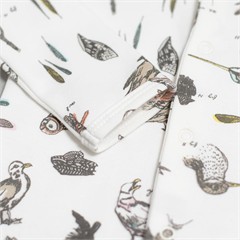 سرهمی جورابدار نخی طرح پرندگان کد 1674 