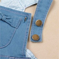 شلوارک پیشبندی جین کد 2317