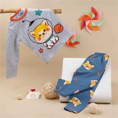 بلوز شلوار نخی کد 2259