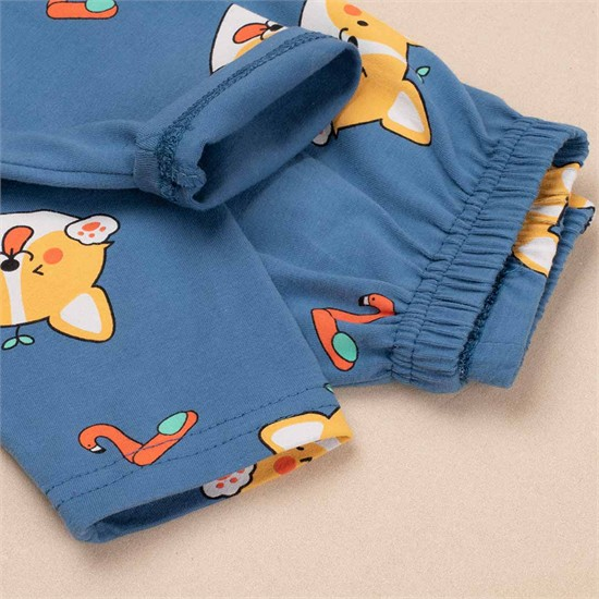 بلوز شلوار نخی کد 2259