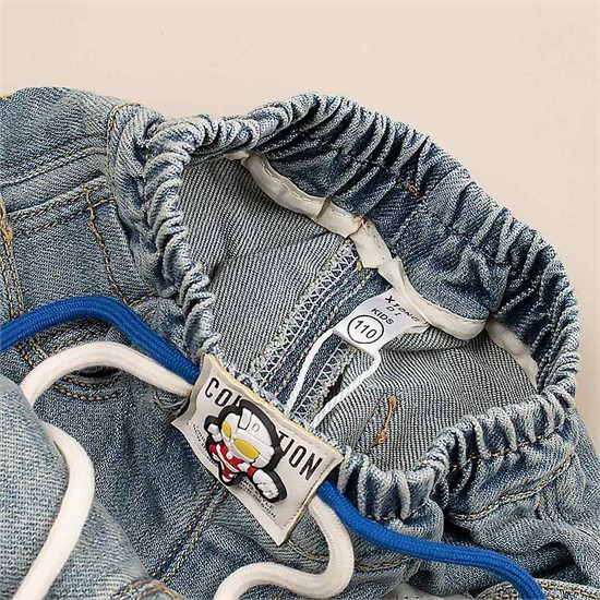 شلوار جین آبی دوبند