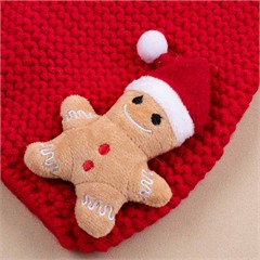 کلاه تک بافت دنباله دار عروسکی کد 3029