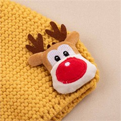 کلاه تک بافت دنباله دار عروسکی کد 3029