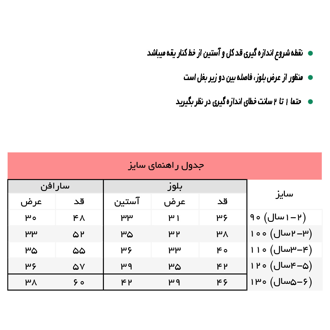 راهنمای ست سارافن و بلوز مجبسي سبزآبي طرح گل