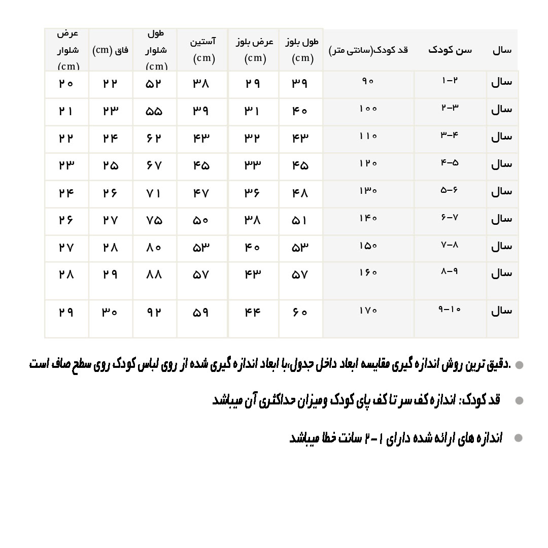 راهنمای ست بلوز و شلوار نخی صورتی خرگوش